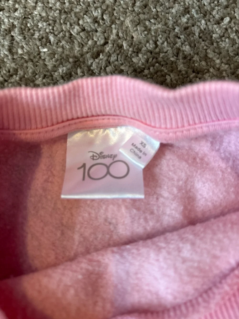 Disney Pink Mickey Mouse Long Sleeve Pajama Top